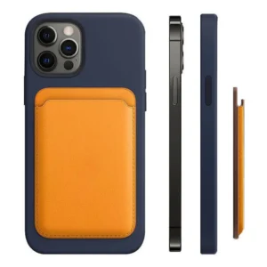 Strong Magnet Leather Wallet Stand Case With MagSafe Card Holder Pocket Cover For iPhone 16 15 14 13 Mobile Wallet
