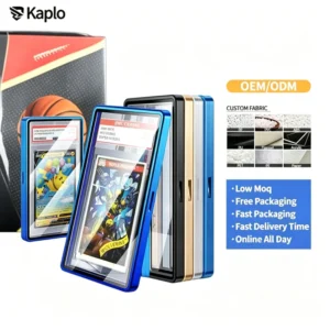 Strong Magnetic Protective Case For Business Cards UV Protection Aluminum Glass Bumper Guard For PSA BGS Grading