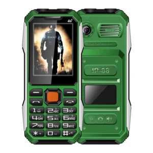 Stylish 4G 3G 2G Triple Proofing Bar Feature Phone Large Battery Flashlight Dialer Cellphone Mini Phone Elderly Phone