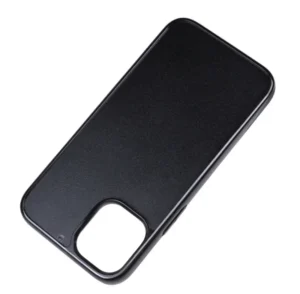 Sunny Groove Adhesive PC TPU Black Plain Mobile Phone Case 1.0mm Depth Anti-Fall Waterproof Shockproof Hard Cellphone Back Cover