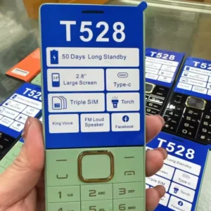 T528 2.8 Inch Screen Large Battery Feature Phone 3 SIM Card 2G Keypad Camera FM SOS French Operating