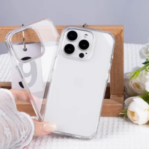 TPU PC Clear Magnetic Phone Case for iPhone 17 Pro Max 17 Air 16 15 Pro Max 14 13 12 11 16e Shockproof Cover