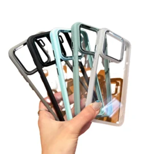 TPU+PC Camera Frame Clear Hard Shockproof Phone Case for Xiaomi 17Pro 15 Pro Transparent Slim Protective Cover