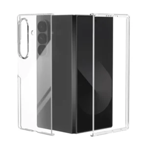 Transparent Hard PC & Silicone Mobile Phone Case for Z Flip 5/6/7 & Z Fold 3/4/5/6/7 Shockproof Wireless Charging