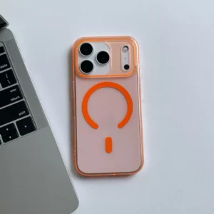 Transparent Magnetic Hard PC Phone Case for Iphone 17 Pro Max 17 Air 16 Pro max 16 Shockproof Full-Cover Protective Case