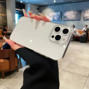 Transparent PC Hard Shell Anti Fall Shockproof Non Yellowing Mobile Phone Case Cover for iPhone 12 13 14 15 16 Pro Max Plus