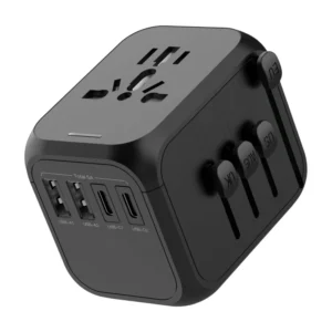 Travel Charger Outlet Converter 2 USB Power Adaptor Wall Charger Travel Adapters Compatible with US/EU/AU/UK