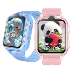 Two Way Conversation 4g Smartphone Watch IPX8 Waterproof Touch Screen 4g Gps Tracker Watch for Kids Students with AI Buddy SOS