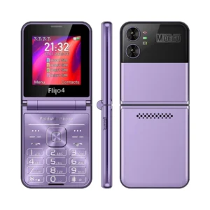 UNIWA F265 Flip Phone 2.55 Inch TFT Display Mediatek MT6261D 4 SIM Cards 21 Keys 2G Flip Mobile Phones