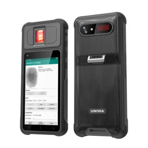 UNIWA F501 5 Inch Portable PDA Android Barcode Scanner Biometric Fingerprint Reader Phone