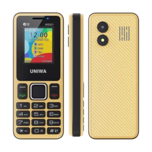 UNIWA MS001 Mini Phone 1.77 Inch Long Battery 4 SIM 4 Standby Keypad Phone for Kids Students