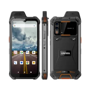 UNIWA W999 PI68 Waterproof FHD 4G NFC Outdoor 8GB RAM Cellular Android Smart Phone PTT SOS Rugged PDA ATEX Optional