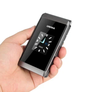 UNIWA X28 2G SOS Function 2G Keypad Mobile Long Standby Time Unlocked Old Flip Mobile Phone