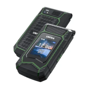 UNIWA X29 Rugged Style Flip Phone 2G Dual SIM Dual Standby with Big Display Rear Camera Wireless FM and Type C Port