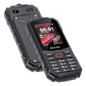 UNIWA XP27 2.4 Inch IP68 Waterproof Powerful Flashlight Mobile Long Standby Feature Rugged Phone with Keypad