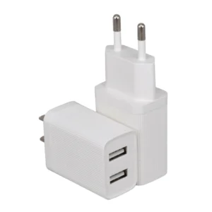 US EU Plug AC DC 5V 2.1A 2A 10W Universal Adapter Power Socket Mobile Phone Travel Wall Charger Dual Port USB Charger