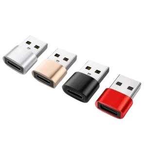 USB A Male to Type-C Female Adapter for Cell Phone Charger Car Charger Power Bank Computer Tablet