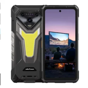 Ulefone Armor 34 Pro+ 5G AI Rugged Phone 32GB+512GB 25500mAh 6.95″ Built in Projector 120Hz Android 15 MTK 7300 NFC Smartphone