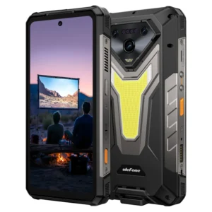 Ulefone Armor 34 Pro Projector IP68/IP69K Rugged Phone Android 15 MediaTek Dimensity 7300 Octa Core 66W NFC OTG 5G Smartphone