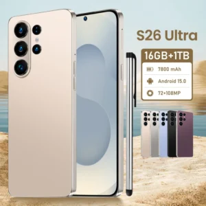 Ultra High End Original S26 Ultra 16GB+1TB Deca Core Latest Processor 5G Smartphone Suitable for Both Gaming and Business Use