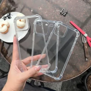 Ultra Thin Crystal Clear Hard PC Phone Case for iPhone 14 15 16e 16 Pro Max Transparent Back Cover Shockproof Mobile Phone Case