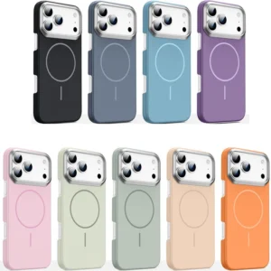 Ultra-Thin Hard PC Phone Cover Skin Feeling Anti-Drop Magnetic Phone Case for iPhone 16e 17 17 Pro Pro Max Air