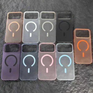 Ultra thin Matte Magnetic Phone Case for iPhone 16E 17 Air 16 Plus 15 14 13 12 11 Pro Max Translucent Full Hard PC Back Cover