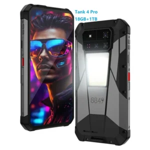 Unihertz Tank 4 Pro Projector Rugged Smartphone 18GB+1TB 5G Night Vision Waterproof Outdoor Phone with NFC