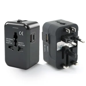 Universal Travel Adapter Power Socket 2.1A USB 2.4A Type C Conversion Plug Charger