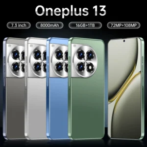Unlocked 4G 5G Smartphone One Plus13 7.3 Inch Deca Core Mobile Phones Android13 Cellphone