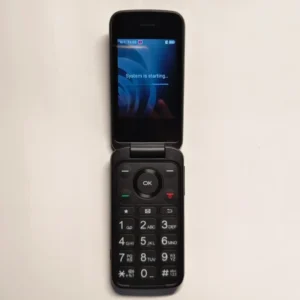 Unlocked 4G LTE Flip Phone with FM Radio Qwerty Keypad 1 SIM 0.3MP Camera Senior Friendly GSM Feature Phone