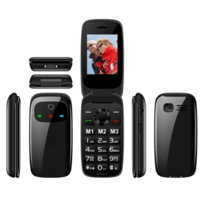 Unlocked Flip Volte 4G Mini Phone Slim Simple Japanese Mobile with Dual Sim Card for Seniors Kids Kosher Users OEM New Model