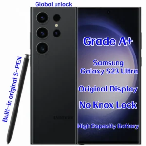 Unlocked New S23ultra 5G LTE CDMA Global Version Original AMOLED Screen Dual SIM 200MP Camera French German Spanish