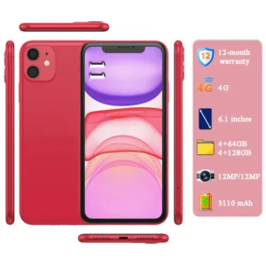 Unlocked Original Mobile Phones 11 64GB 128GB [12MP Camera] Global Version 4G Smartphone A+ Quality