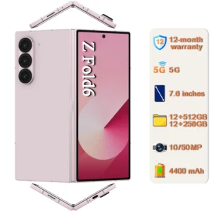 Unlocked Original Mobile Phones Z Fold6 256GB 50MP Camera 7.6 Inches Foldable 5G Smartphone A+ Quality