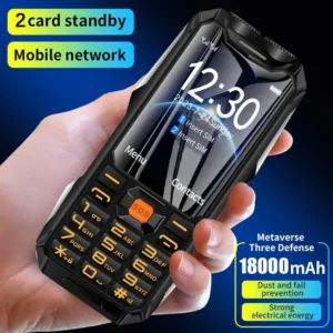 Unlocked Q9 GSM 4G Network Mobile Phone Dual SIM Cards Rugged Bar Cellphone 3.5 Inch Color Screen Large Button Long Battery