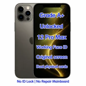 Unlocked iPhone 12 Pro Max Graphite 256GB Original Smartphone High Quality Mobile Phone Global Unlocked Bulk