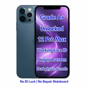 Unlocked iPhone 12 Pro Max Pacific Blue 128GB Original Smartphone High Quality Mobile Phone Global Unlocked Bulk