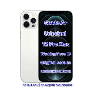 Unlocked iPhone 12 Pro Max Silver White 512GB Original Smartphone High Quality Mobile Phone Global Unlocked Bulk