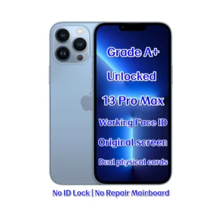 Unlocked iPhone 13 Pro Max Sierra Blue 1TB Original Smartphone Mobile Phone Global Unlocked Bulk