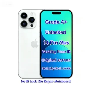 Unlocked iPhone 14 Pro Max Silver 512GB Original Smartphone High Quality Mobile Phone Global Unlocked Bulk