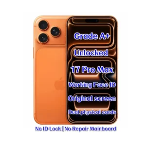 Used Unlocked for 17 Pro Max 1TB Orange Original Smartphone 12GB RAM Factory Price A19 Pro 5G Face ID Bulk Stock