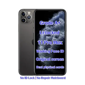 Used Unlocked iPhone 11ProMax 4G LTE Smart Mobile Phone 4GB RAM 256GB 6.5″ Original Green 6-Month Warranty