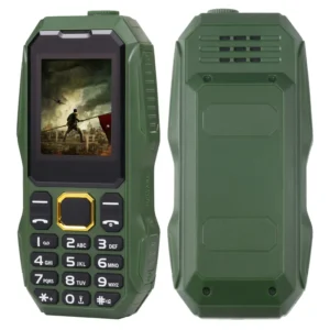W2025 Triple Proofing Elder Phone Waterproof Mobile Phone 5800mAh Battery 1.8 Inch 21 Keys Dual SIM Phone with Loud Speaker