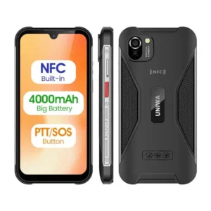 W555 5.7 Inch IPS Android Smartphone 3GB+32GB Black Rugged Mobile with GPS WiFi 4G Capabilities