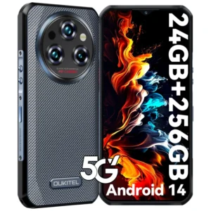 WP35 5G Rugged Smartphone 6.6″ Android 14 11000mAh 24GB+256GB 64 MP NFC Global Version Mobile Phone