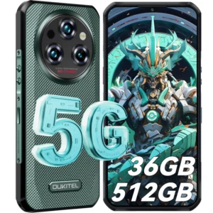 WP35 Pro Rugged Phone 11000mAh 5G Android 15 108MP Camera Night Vision IP68 IP69K Rugged Smartphone