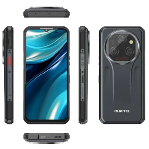 WP39 5G Rugged Smartphone 6.6 Inch 120Hz Display 11000mAh Battery 64MP Camera 24GB RAM 256GB ROM Android 14 Fingerprint