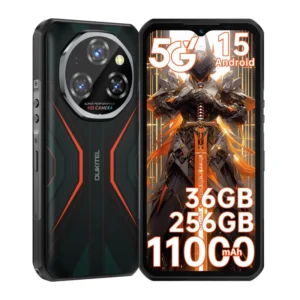 WP55 6.6″ FHD+ 12GB+256GB 11000mAh 33W Charge 32MP+108MP Camera Dual SIM 5G Rugged Smartphone