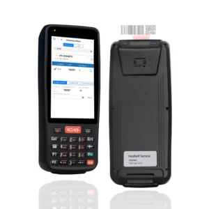 Waterproof Android 7.0 NFC RFID 4G QR Code Scanner PDA Rugged Intelligent CPU Terminal Phone 2D Barcode Scanner